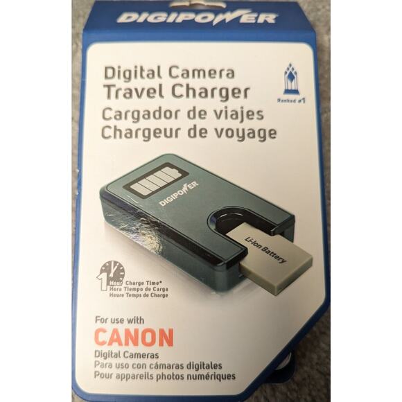 Digipower Digital Camera Travel Charger CANON POWER SHOT TC-55C 1 hr charge time - Picture 1 of 4